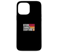 Bitcoin Cambia Todo Libertad Dinero revolución Bitcoin Carcasa para iPhone 13 Pro MAX