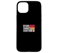 Bitcoin Cambia Todo Libertad Dinero revolución Bitcoin Carcasa para iPhone 15 Plus