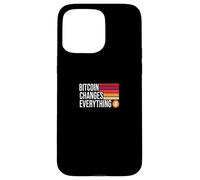 Bitcoin Cambia Todo Libertad Dinero revolución Bitcoin Carcasa para iPhone 15 Pro MAX