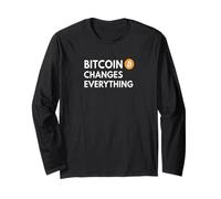 Bitcoin Cambia Todo Libertad Dinero revolución Bitcoin Manga Larga