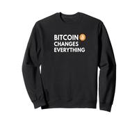 Bitcoin Cambia Todo Libertad Dinero revolución Bitcoin Sudadera