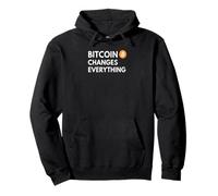Bitcoin Cambia Todo Libertad Dinero revolución Bitcoin Sudadera con Capucha