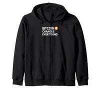 Bitcoin Cambia Todo Libertad Dinero revolución Bitcoin Sudadera con Capucha