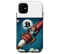 Bitcoin Cohete To The Moon Carcasa para iPhone 11