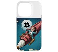 Bitcoin Cohete To The Moon Carcasa para iPhone 14 Pro