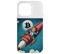 Bitcoin Cohete To The Moon Carcasa para iPhone 14 Pro Max
