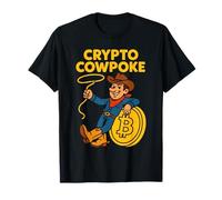 Bitcoin Cowboy Life Digital Gold Rush Western Crypto Camiseta