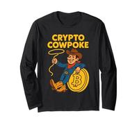 Bitcoin Cowboy Life Digital Gold Rush Western Crypto Manga Larga