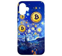 Bitcoin Crypto Hombres Mujeres Graphic tee Merchandising Merch Carcasa para iPhone 16 Plus