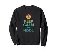 Bitcoin & Crypto - Keep Calm and HODL Sudadera