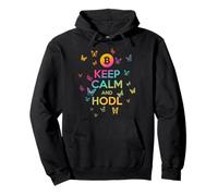 Bitcoin & Crypto - Keep Calm and HODL Sudadera con Capucha