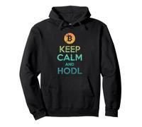 Bitcoin & Crypto - Keep Calm and HODL Sudadera con Capucha