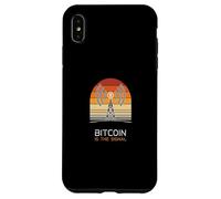 Bitcoin es el valor de la señal libertad futuro sonido bitcoin Carcasa para iPhone XS Max