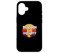 Bitcoin es infinito tiempo valor libertad futuro verdad bitcoin Carcasa para iPhone 16