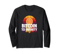 Bitcoin es infinito tiempo valor libertad futuro verdad bitcoin Manga Larga