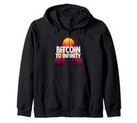 Bitcoin es infinito tiempo valor libertad futuro verdad bitcoin Sudadera con Capucha