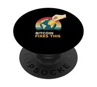 Bitcoin Fixes Este Sonido Dinero Esperanza Libertad Verdad Bitcoin PopSockets PopGrip Adhesivo