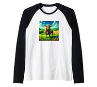 Bitcoin Golden Bulle Bullrun 2024 2025 Camiseta Manga Raglan