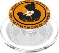 Bitcoin: haz más Bitcoiner PopSockets PopGrip para MagSafe