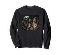 Bitcoin Monkey - Dicho para memes con texto en alemán Sudadera