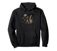 Bitcoin Monkey - Dicho para memes con texto en alemán Sudadera con Capucha