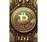 Bitcoin Notebook: Trading Journal: 6" x 9", 100 lined pages, Bitcoin on every page, accessory for crypto lovers and blockchain enthusiasts