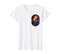 Bitcoin Orange HODL The Line! Póster de Anime Crypto Warrior Camiseta gráfica económica, Mujer, Blanco, XL