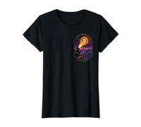 Bitcoin Orange HODL The Line! Póster de Anime Crypto Warrior Camiseta gráfica económica, Mujer, Negro, XL