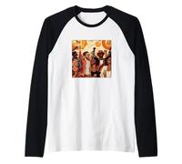 Bitcoin Party Joy Cumpleaños El Salvador Camiseta Manga Raglan