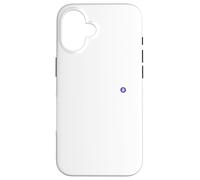 Bitcoin pequeño icono azul discreto simple fresco casual Carcasa para iPhone 16