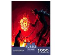 Bitcoin Puzzle Imposible,desafío para Adultos BTC Juego Educativo 1000 Piezas Obra De Arte De Juego De para Adultos Y Niños A Partir De 12 Años 38x26cm/1000pcs