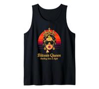 Bitcoin Queen Art Blockchain Power King Royal HODL Bitcoin Camiseta sin Mangas