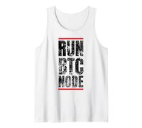 Bitcoin Run BTC Node Blockchain Crypto Camiseta sin Mangas