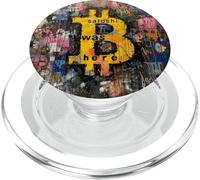 Bitcoin Satoshi estuvo aquí PopSockets PopGrip para MagSafe