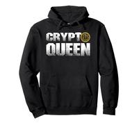 Bitcoin Shirt Crypto Queen Cryptocurrency tee para Mujer Sudadera con Capucha