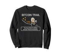 Bitcoin Trail - Volatilidad de las criptomonedas y plan financiero Sudadera