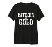 Bitcoin Versus Gold Crypto es una Mejor Reserva de Valor BTC Camiseta Premium
