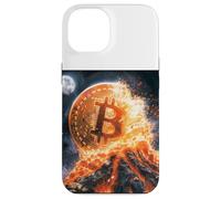 Bitcoin volcán Fuego Lava montaña Destino Carcasa para iPhone 14