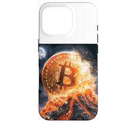 Bitcoin volcán Fuego Lava montaña Destino Carcasa para iPhone 16 Pro