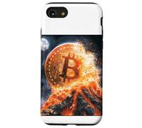 Bitcoin volcán Fuego Lava montaña Destino Carcasa para iPhone SE (2020) / 7/8