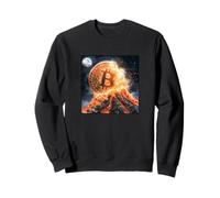 Bitcoin volcán Fuego Lava montaña Destino Sudadera