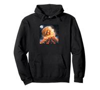 Bitcoin volcán Fuego Lava montaña Destino Sudadera con Capucha