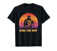 Bitcoiner Navegación Náutico Océano Olas Comercio Finanzas Bitcoin Camiseta