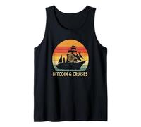 Bitcoiner Navegación Náutico Océano Olas Comercio Finanzas Bitcoin Camiseta sin Mangas