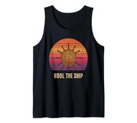 Bitcoiner Navegación Náutico Océano Olas Comercio Finanzas Bitcoin Camiseta sin Mangas