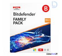 Bitdefender Family Pack 2026 | 15 dispositivos - 1 año de suscripción | La mejor protección multidispositivo para toda la familia