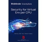 Bitdefender GravityZone Security for Virtual Env per CPU 2 Años a partir de 500 Usuario(s)