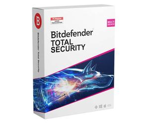 Bitdefender Total Security 2026, Multi Device 10 Dispositivos 2 Años
