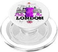 Bite Me, Cool London UK Gummy Bear Candy Art Sketch Drawing PopSockets PopGrip para MagSafe