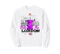 Bite Me, Cool London UK Gummy Bear Candy Art Sketch Drawing Sudadera